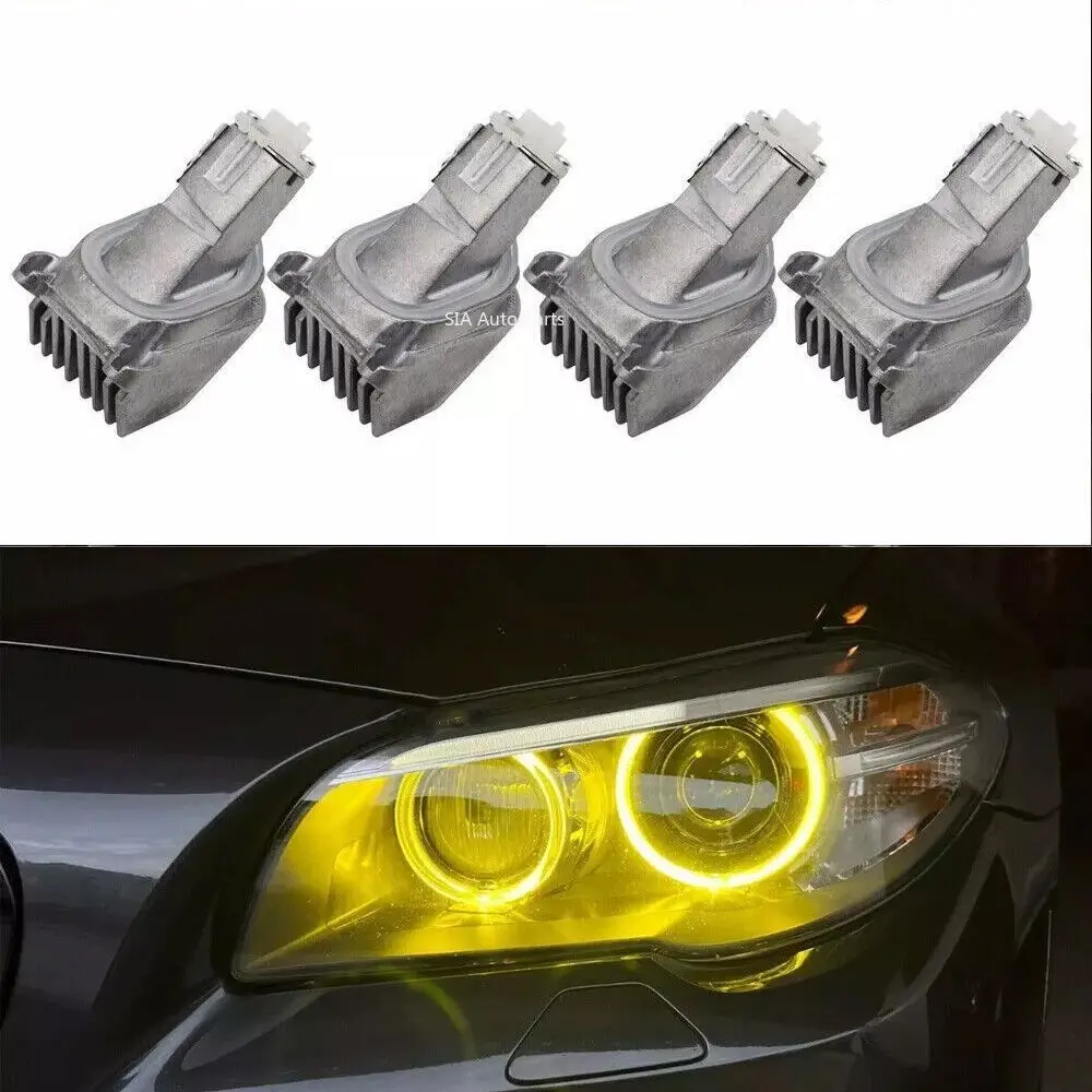 

Новый 63117343876 желтый светодиодный модуль дневных ходовых огней Angel Eyes DRL для BMW 5 серии F10 F11 F18 LCI 2014-2017 гг.