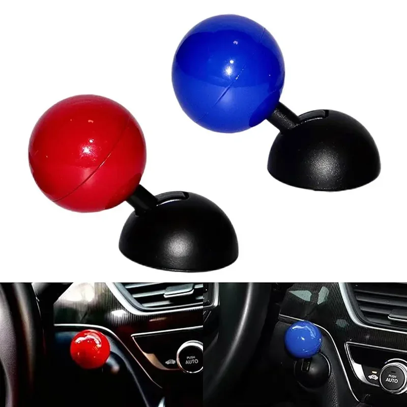 Car One Click Start Plastic Button For Car Engine Start/stop One-click Start Button Cover Car Decoration Sticker Plastic Style