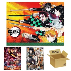 Wholesales Demon Slayer Collection Cards Booster JG Studio A4 Card Double Design Board Games 1Case Board Games For Children