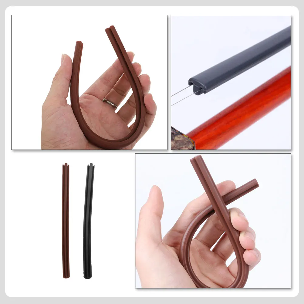 

2pcs Erhu String Guard Protective Sleeve Musical Instruments Part Cover Erhu Accessory String Protector Keeps Strings Clean