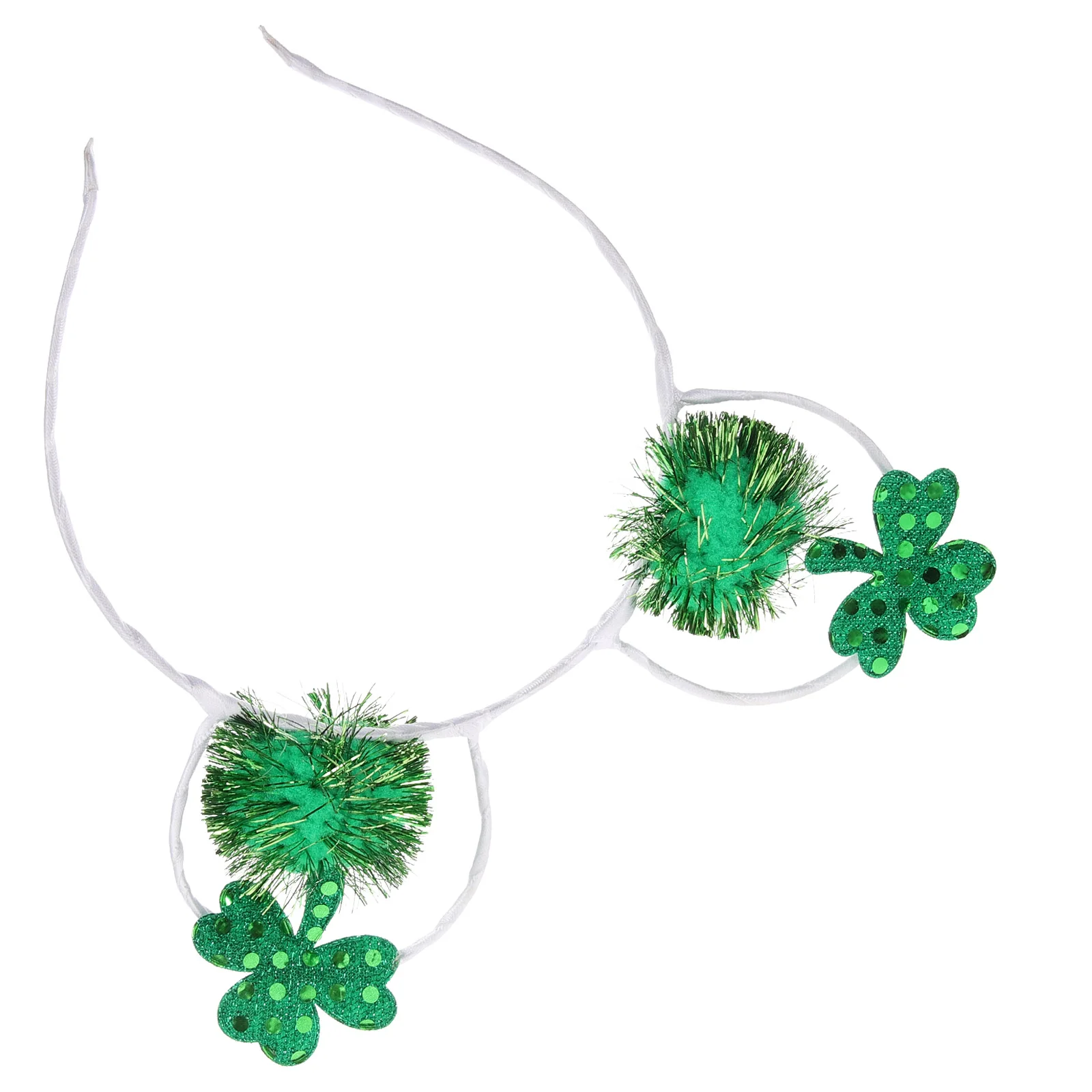 

Green Golden Ball Headb s St Patricks Day Accessories Women Shamrock Hairb Plastic Costume Festival Decorations
