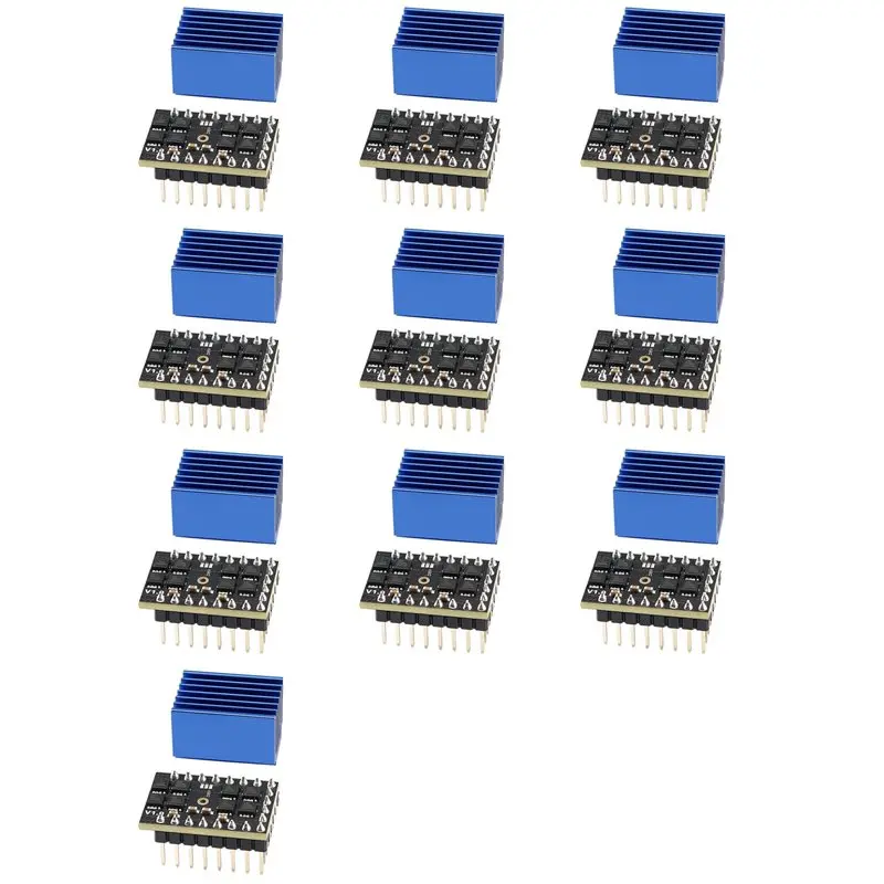 

Высококачественный драйвер шагового двигателя Exquisite-10X TMC5160 StepStick SPI, бесшумный, 60В, высокомощный, для 3D-принтеров