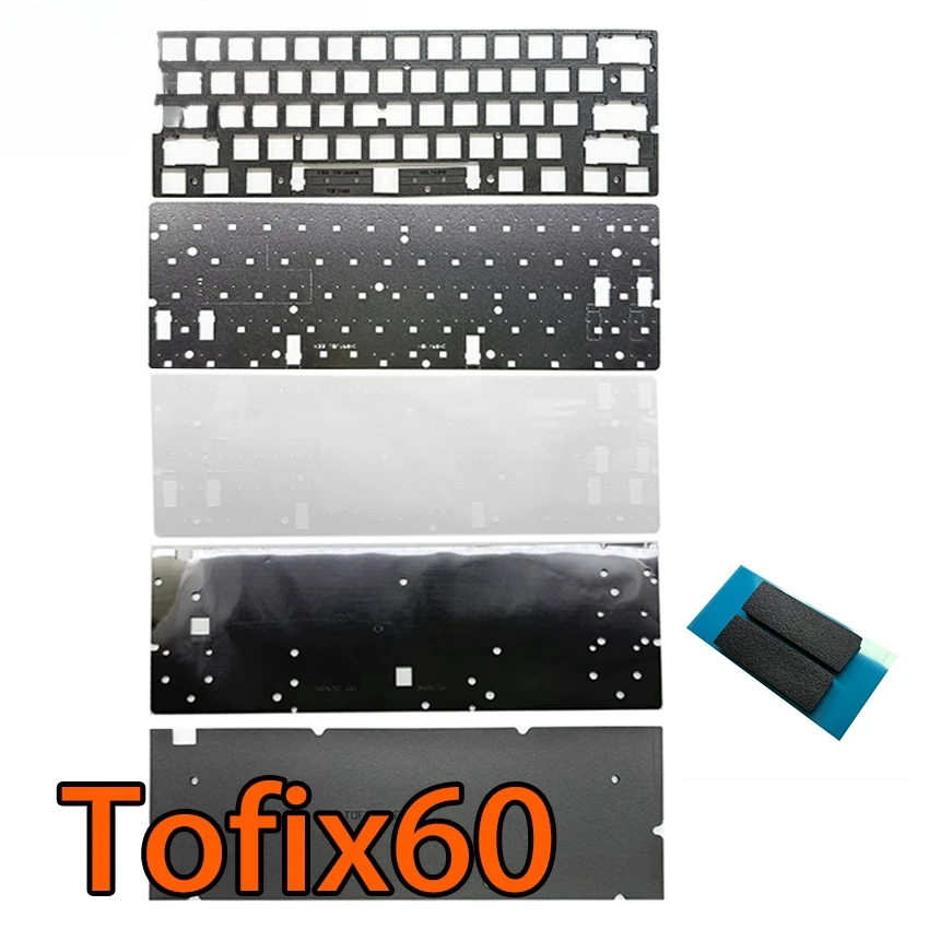 

Tofix60 Sound Kit Holy60HE/TOFU60HE Magnetic Switch Keyboard Original PCB PORON Sandwich Foam for Mechanical Keyboard Accessory
