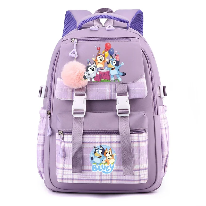 Bluey Backpack Fashion Schoolbags Bingo Teenagers Children\'s Cartoon Backpacks Large-capacity Schoolbags for Boys and Girls