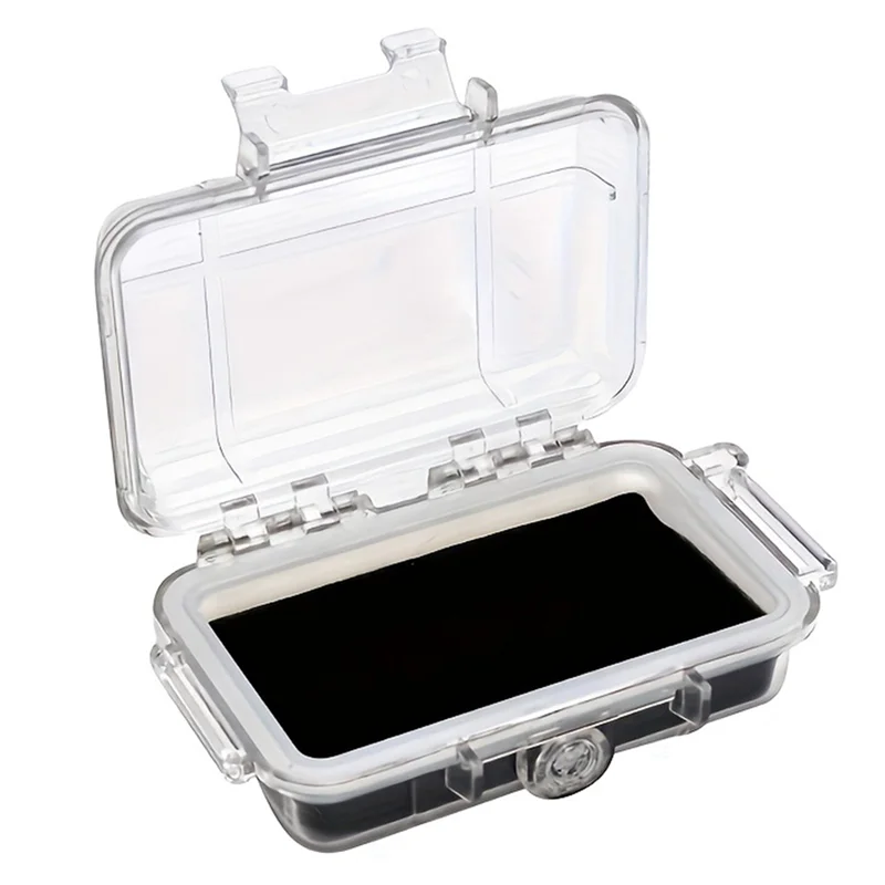 

Portable Waterproof Tool Safety Box Shockproof Sealed Transparent Anti-Impact Hard Carry Toolbox With Hanging Ring A