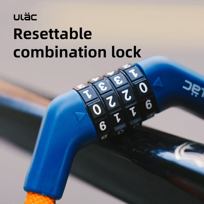 KINSI 120cm Cable Lock 125 cm, Fahrradschloss mit Zahlenschloss, 5-stelliges Kombinationsschloss, langes Stahlkabel, Diebstahlsicherung für Fahrrad, E-Bike & Motorrad, Schwarz KINSI 120cm Cable Lock 125 cm, Fahrradschloss mit Zahlenschloss, 5-stelliges Kombinationsschloss, langes Stahlkabel, Diebstahlsicherung für Fahrrad, E-Bike & Motorrad, Schwarz