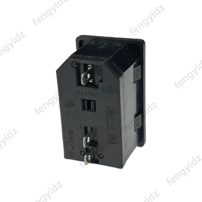 IEC320 C14 مقبس التيار المتردد الكهربائي 3 دبوس الأحمر LED 250 فولت الروك التبديل 10A الصمامات أنثى ذكر مدخل موصل قابس جزءا لا يتجزأ من المقبس جبل