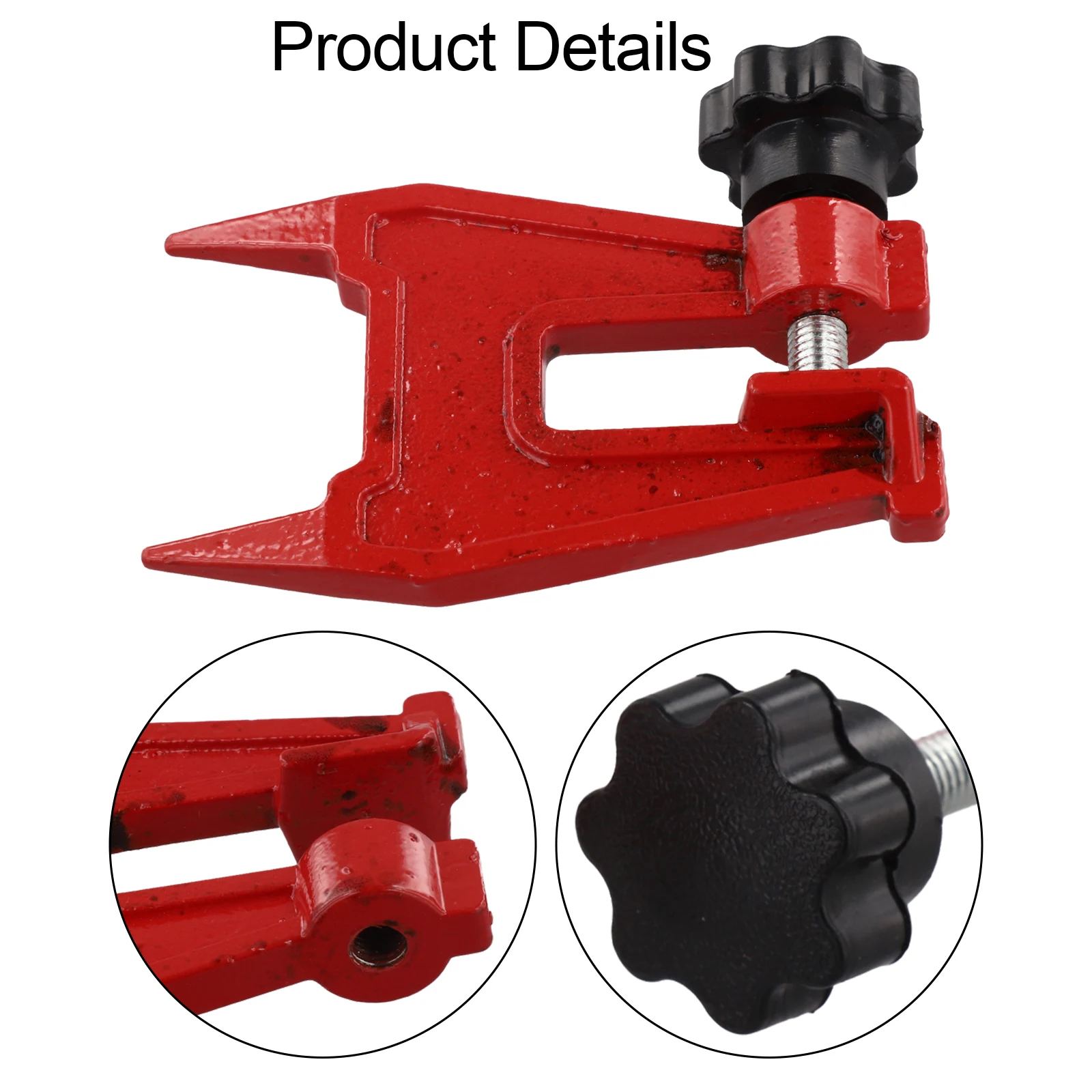 Chainsaw Stump Vise, Adjustable Guide Plate Support For Sharpening All Chain Sizes, Metal Logging Accessory For Field Maintenanc