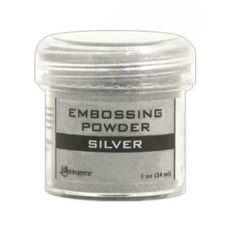 34ml Relievo Powder Gold Silver Bright Color Powder DIY Seal Invitation Concave Convex Effect Word Decorative Coloring Material