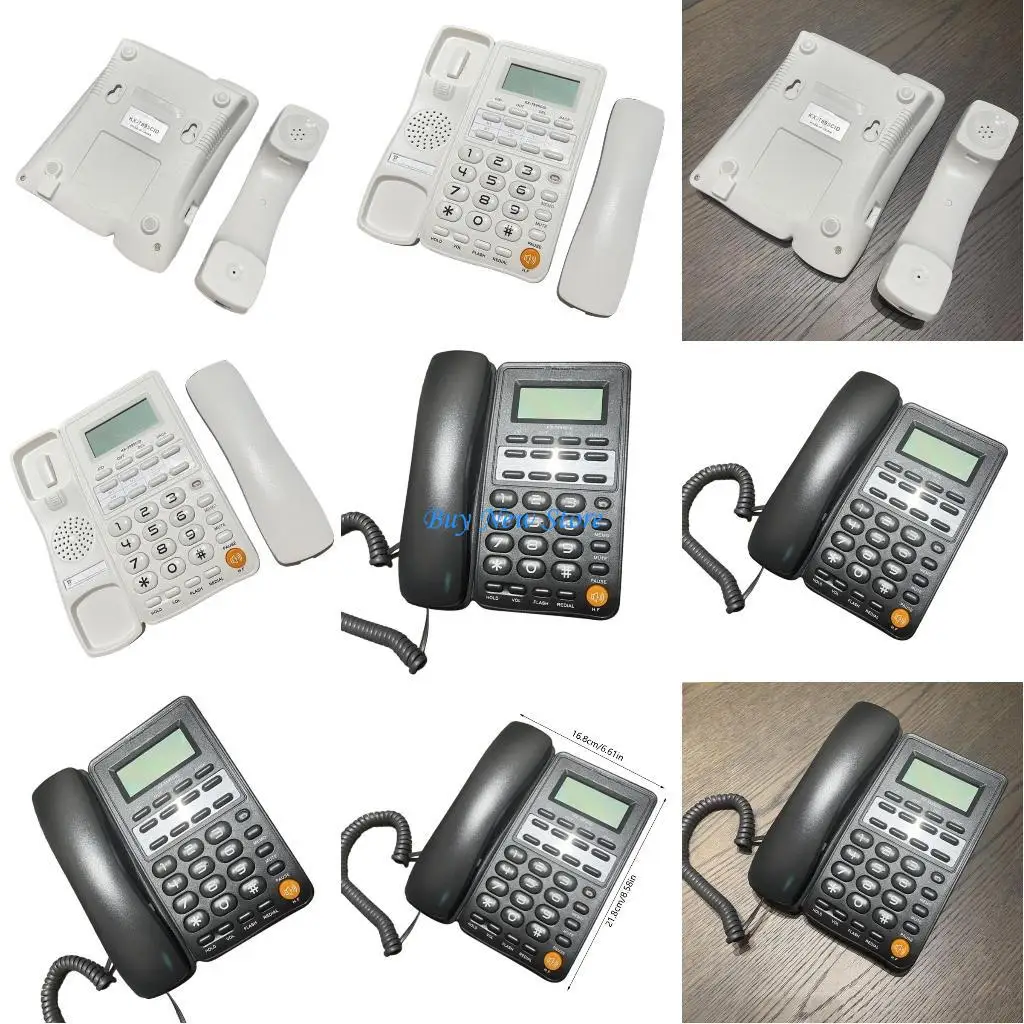 20CE Corded Telephone Desktop Landline Telephone with Caller Display for Office