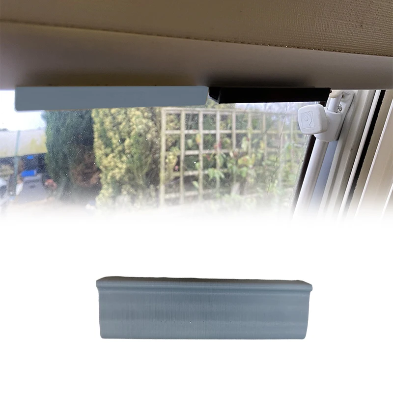 Caravan Blind Flyscreen Replacement Grey/Black Plastic Shutter Handle For Motorhome Caravan Camper Van RV Accessories