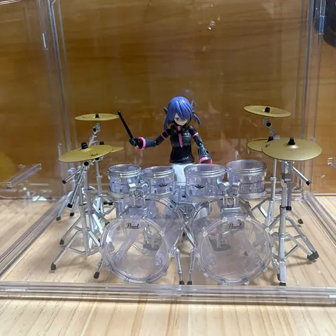 Bandai 2nd Edition Mini Pearl Drum Set Gashapon - Fashionable Band & Jazz Drum Display Model Japanese Official