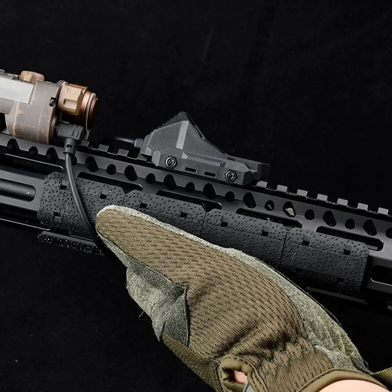 Taktisches Nylon-Kunststoff-Abdeckungsset KeyMod M-LOK Schiene Kompatibel mit AEG GBB Airsoft Zubehör für AR15 M4 HK 416 ACR Spielzeug – Detail 1