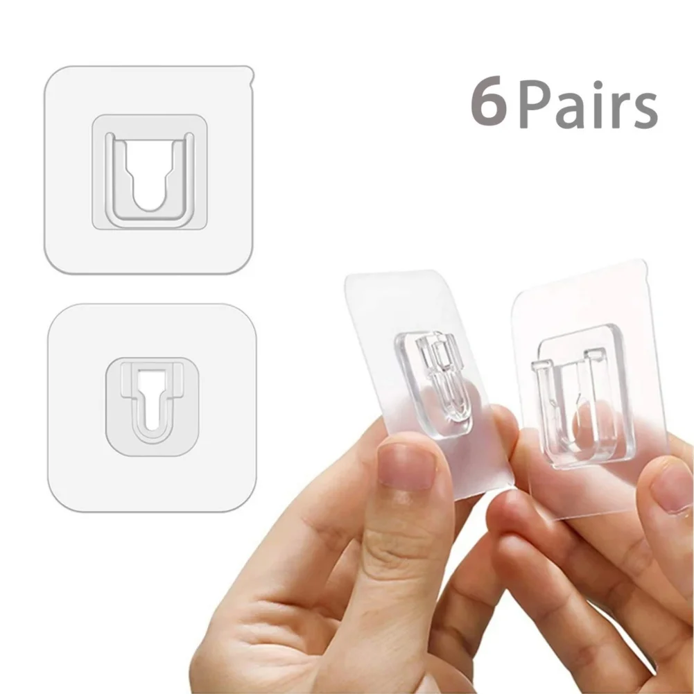 Multifunctional Socket Holder Wall Mount No Drill Required for Power Strips Routers and Daily Necessities 6cm Size