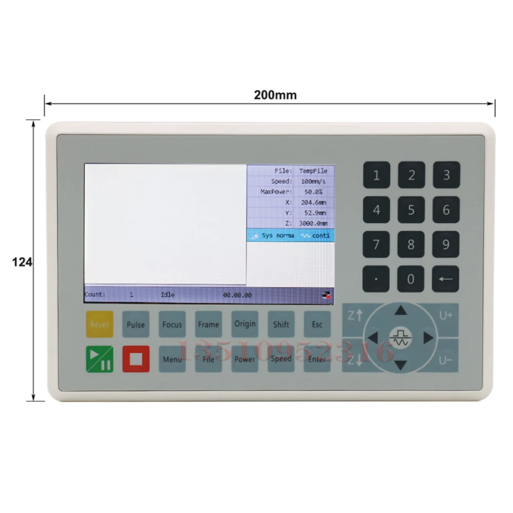 New Ruida Rdc6445g Rdc6445s Laser Engraving And Cutting Machine Co2 Laser Controller Engraving 6445g Control Panel