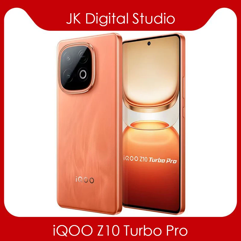 جديد IQOO Z10 Turbo Pro 5G هاتف محمول 6.78 بوصة AMOLED 144 هرتز Snapdragon8s Gen4 50MP 120 واط داش شاحن 7000 مللي أمبير بطارية OTA NFC