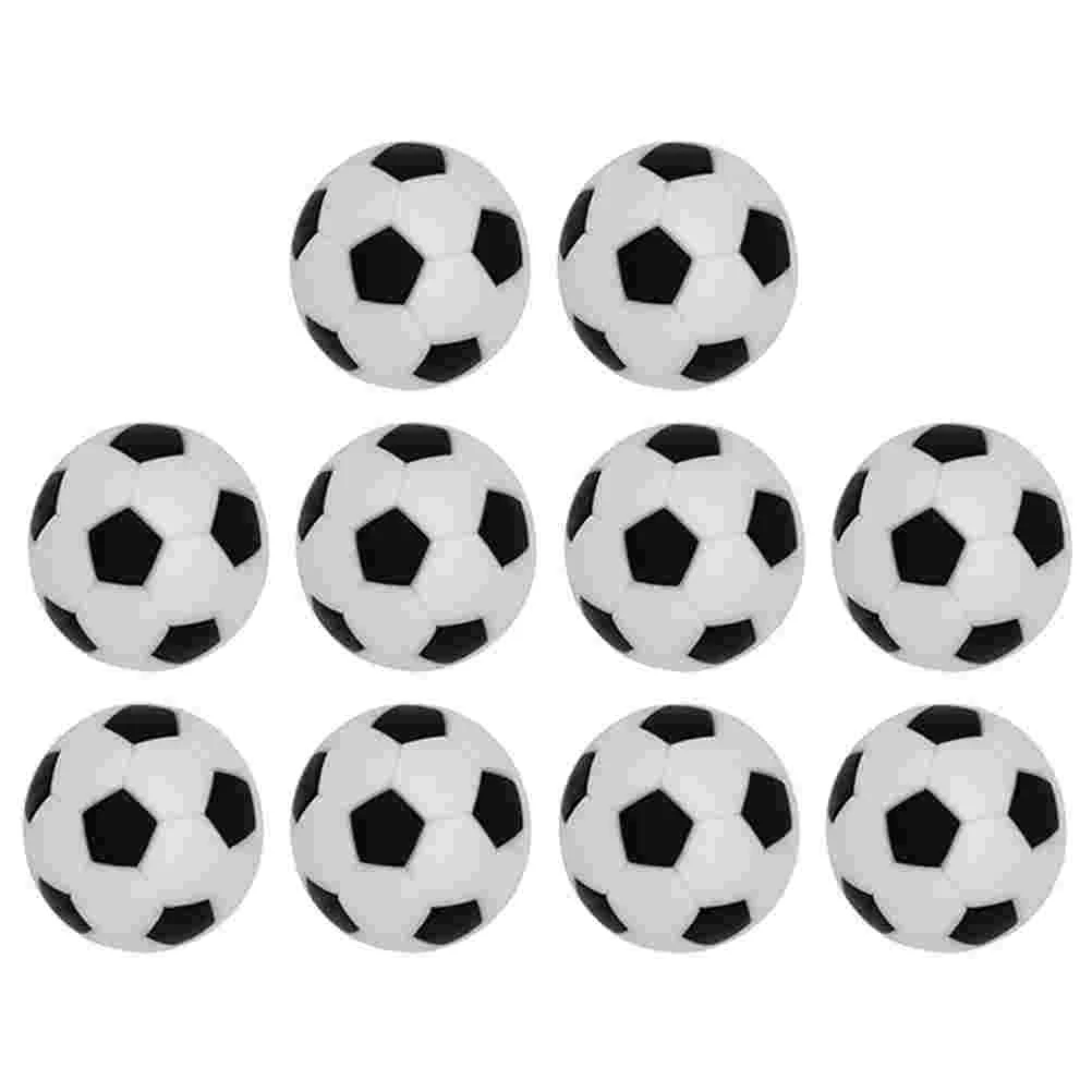 

10 PCS Table Soccer Mini Football Colored Foosball Resin Sports Creative Decorative Tabletop Supply Child Accessories