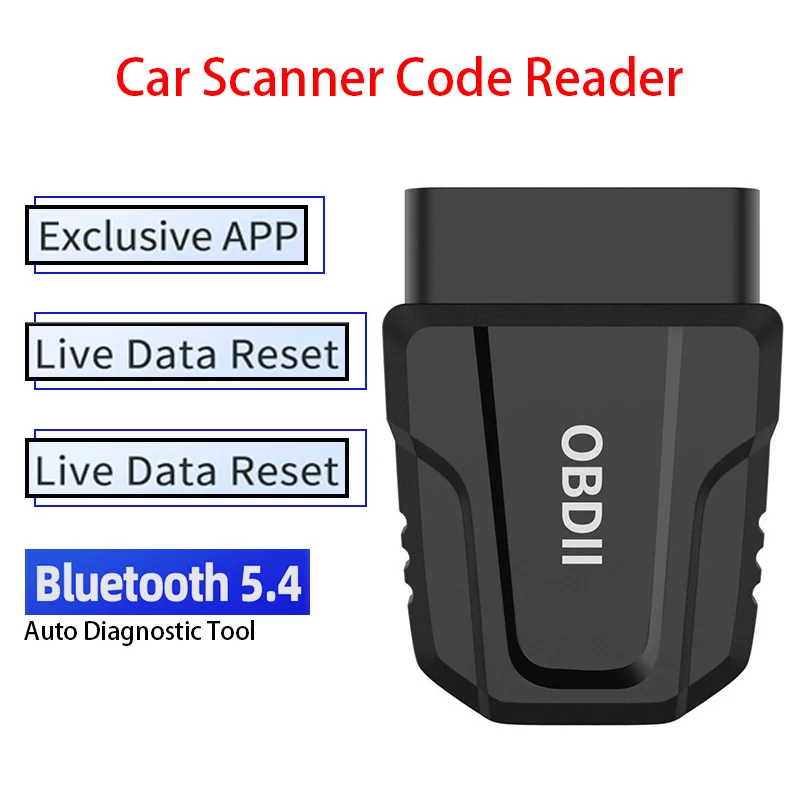 

V011 OBD Scanner Code Reader Car Diagnostic Bluetooth OBD Detector Fault Light Diagnostic Device Auto Error Code Diagnostic Tool