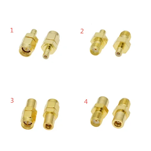 4pcs/lot  SMA to SMB  Straight RF Coaxial Adapter connector Test Converter