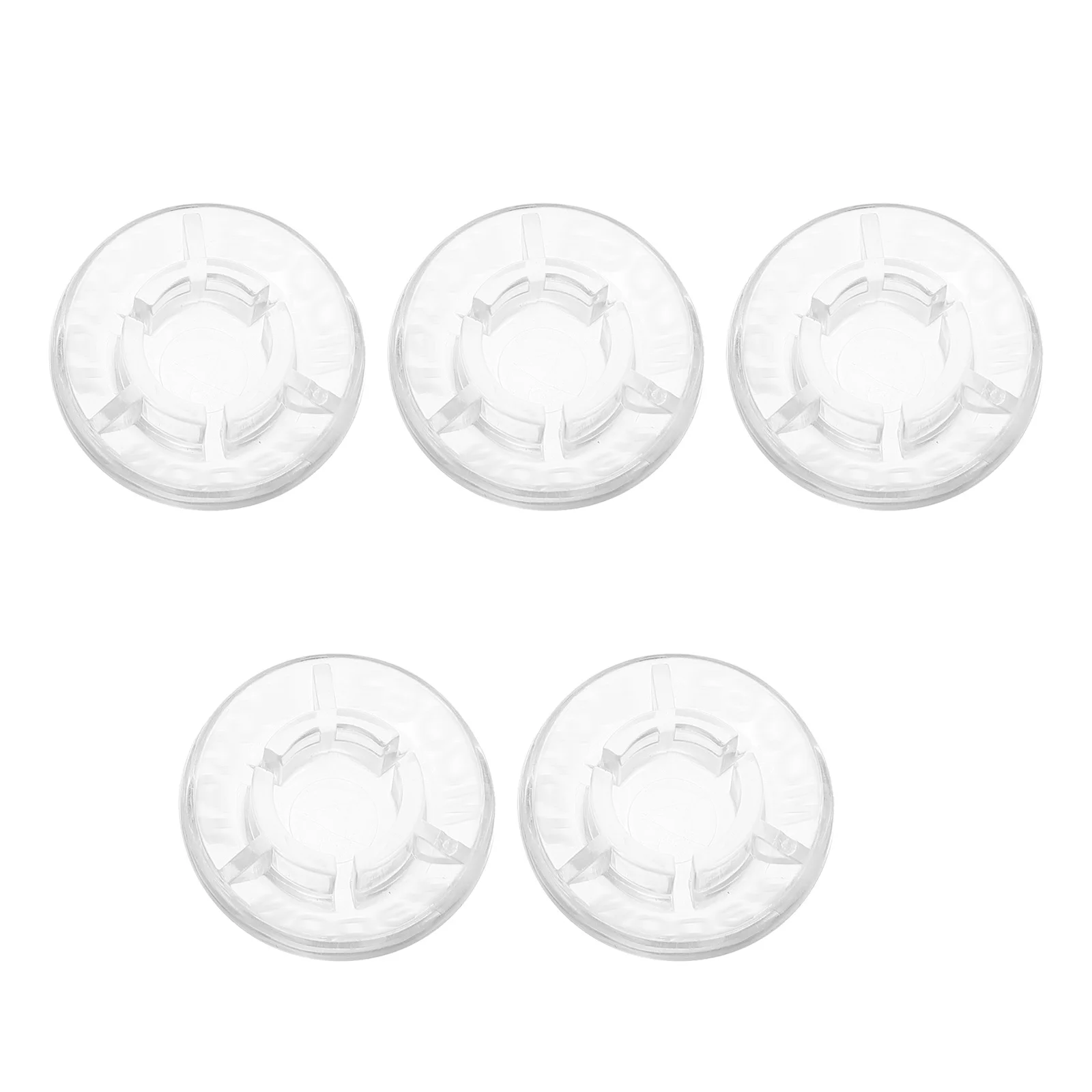 

5pcs Transparent Mushroom Pedal Caps For Electric Guitar Effectors Durable Pc Footswitch Toppers Reusable Effector Accessories