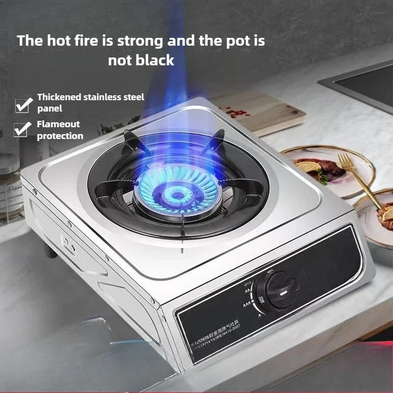 

Газовая одноконфорочная плита для дома, настольная, на сжиженном газе, в ретро-стиле, на природном газе, энергосберегающая, экологичная