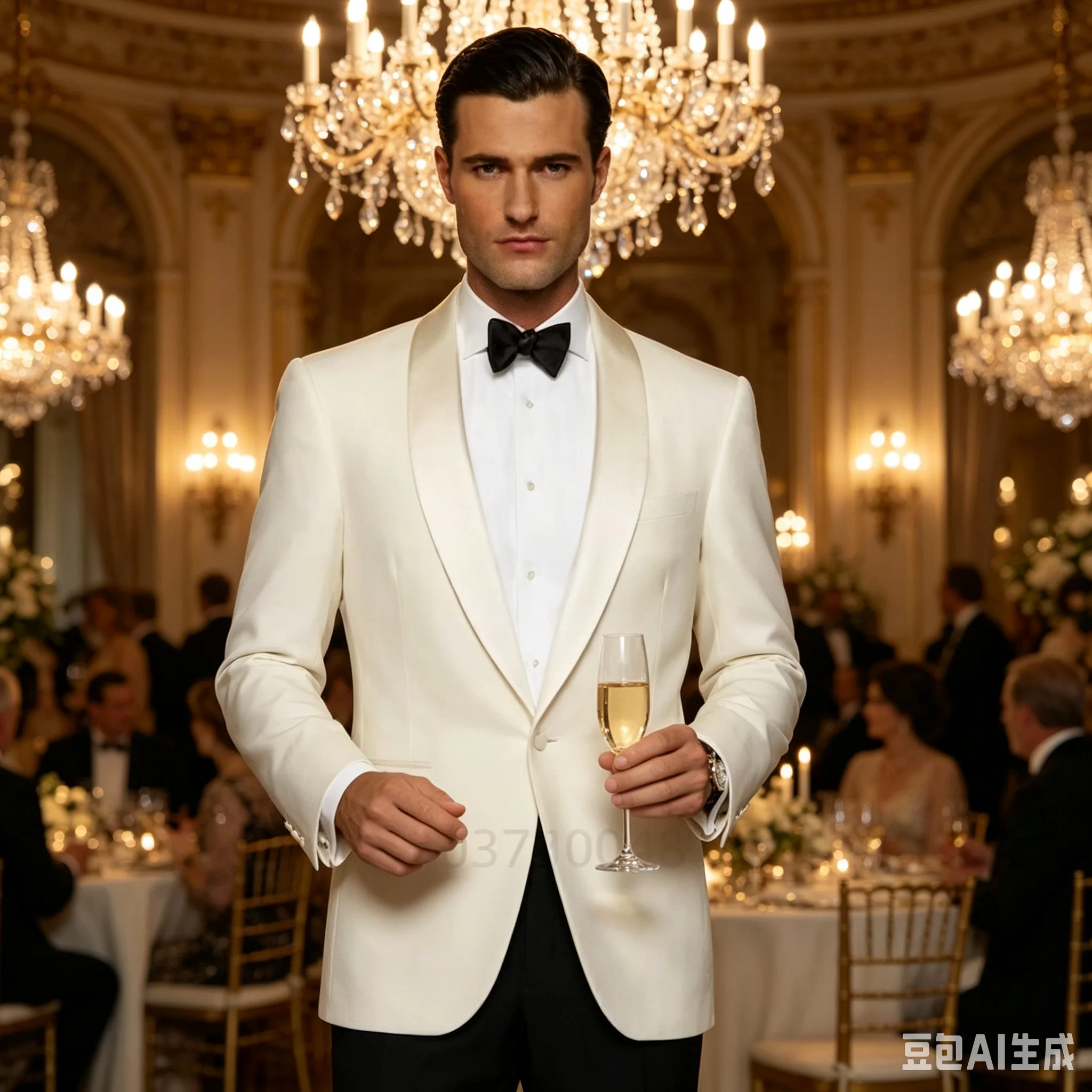 

Formal Wedding Men Suit Jacket Slim Fit Shawl Lapel Single Breasted Blazer Business One Coat Work Office Jacket for Party Prom
