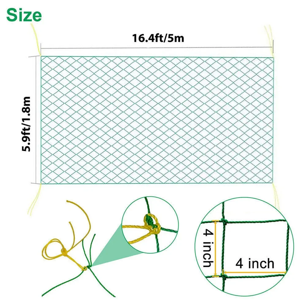 

1 шт. садовая сетка, устойчивая к разрыву, сетка для скалолазания, полиэтилен высокой плотности, лучший выход и укороченный успех, новинка