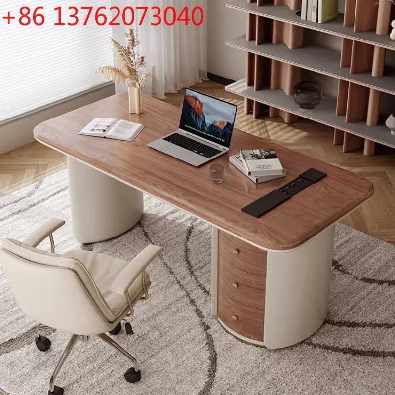

140 160 180 cm Modern Cream Style Room desks gaming desk table computer desk office study desks Tables pliante office furniture