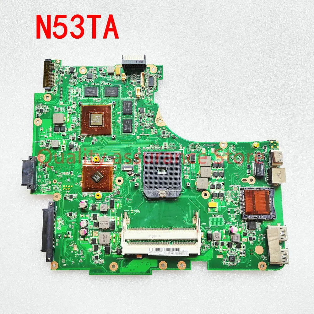 N53TA Mainboard For Asus N53TK N53T N53TA Laptop Motherboard N53TK Notebook HD6760M 2GB DDR3 Free CPU 100% Test Work