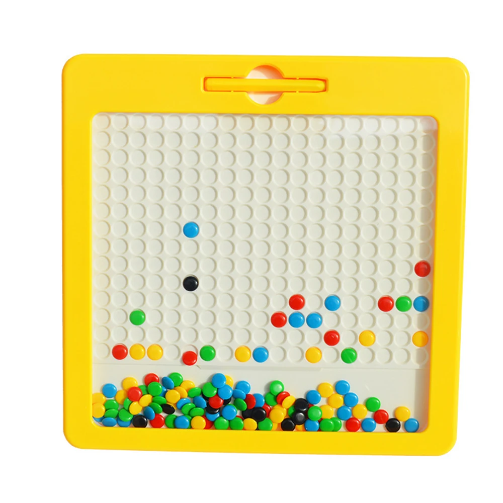 Prancheta de plástico magnético para crianças, puzzle educação precoce, brinquedos iluminação mente, tábua de escrita, 1 pc