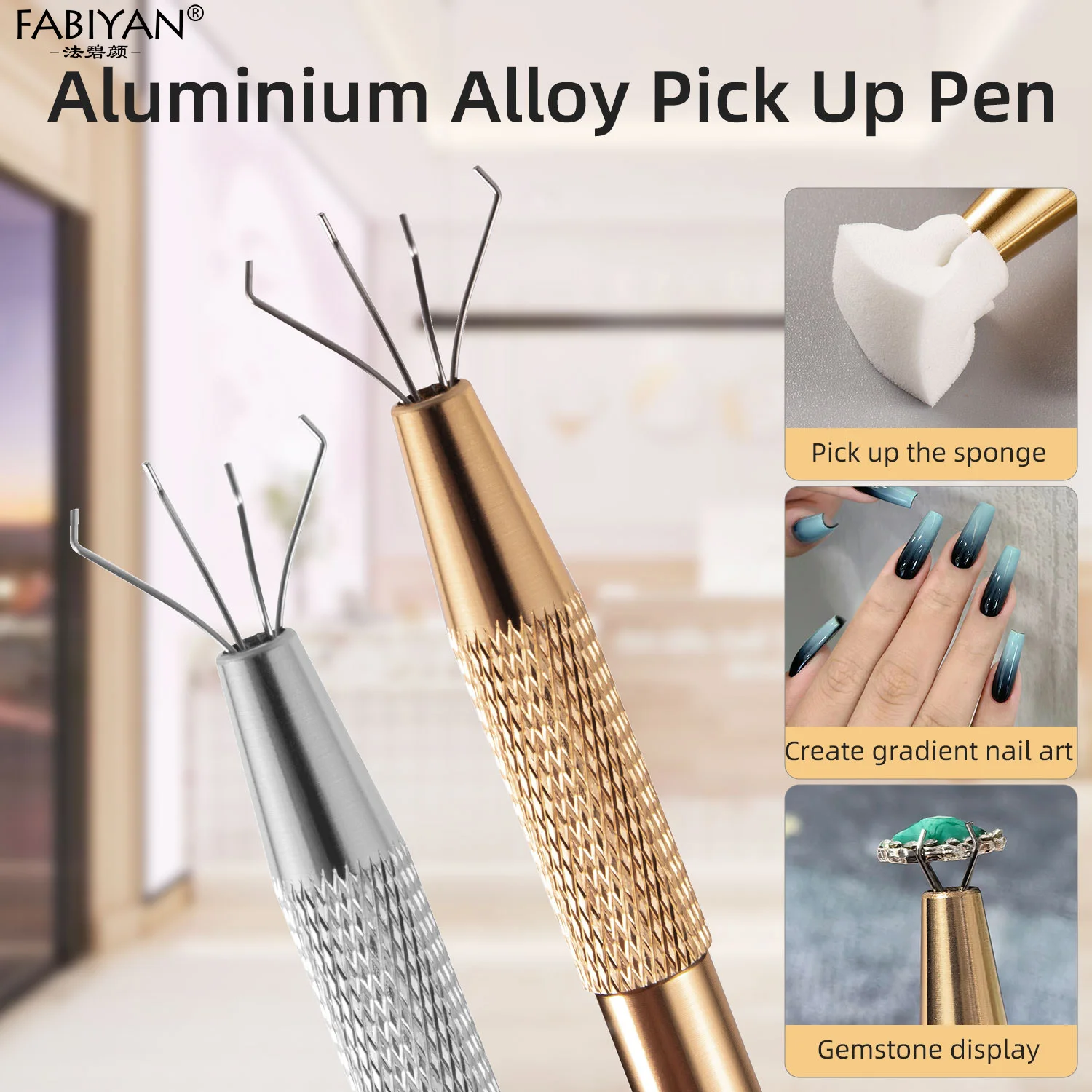 50Pcs Mini Sponge Gradient Nail Art Stamper Tools Gel Polish Color Gradient Brush Glitter Powder Dotting Pen For Manicure - view 6