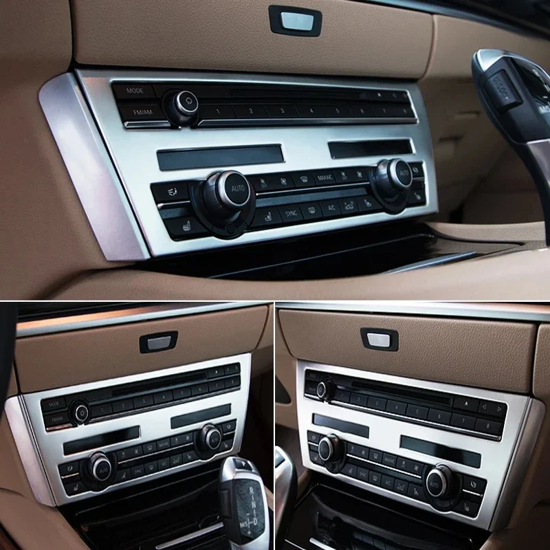 

For BMW 5 Series GT F07 Accessories Car Styling Strip Air Conditioning CD Panel Decorative Cover Trim Auto Interior Sticker