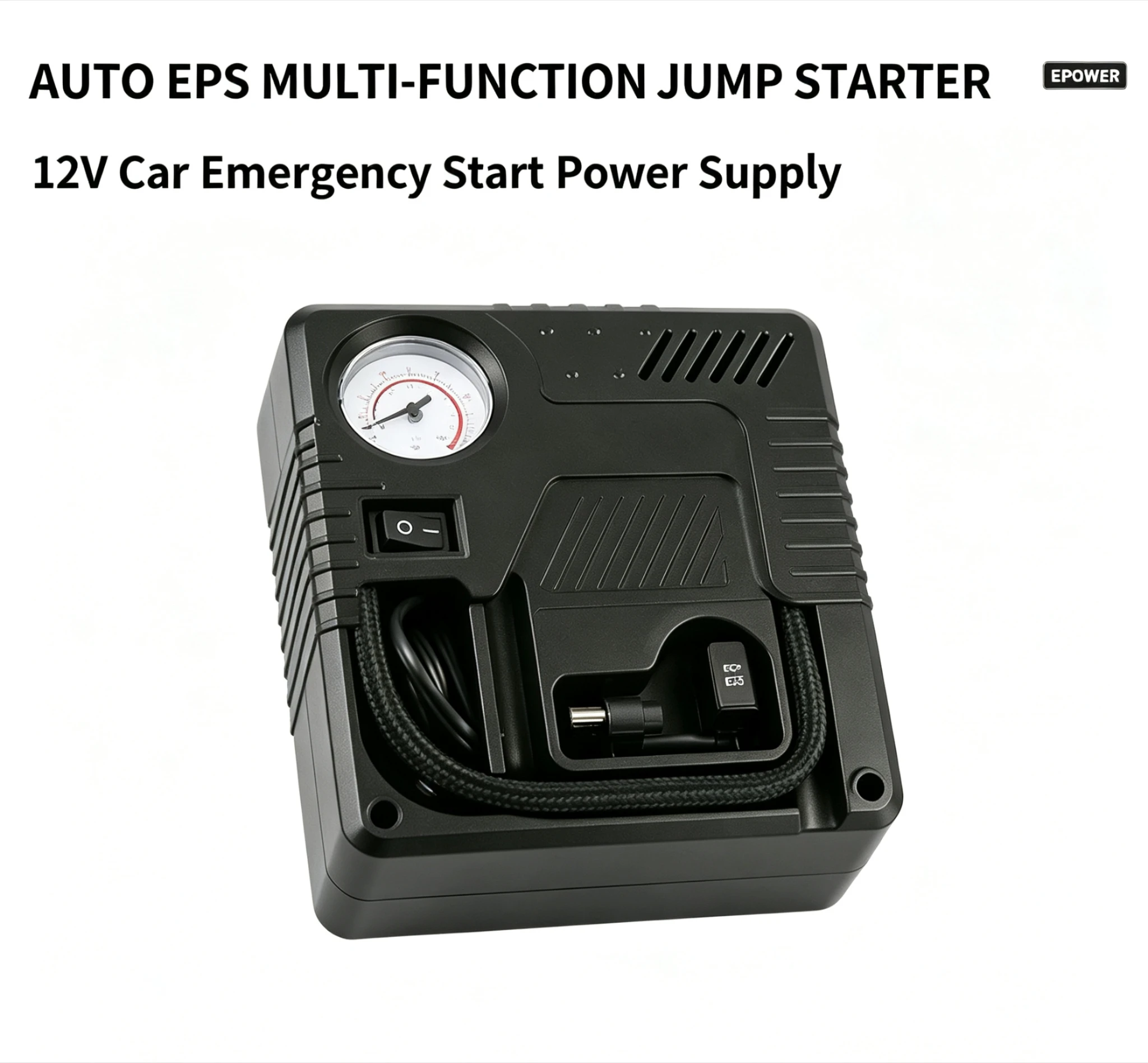 ec5カージャンプスターター用電源コネクター付き車載エアポンプ-szjx-dqbr35