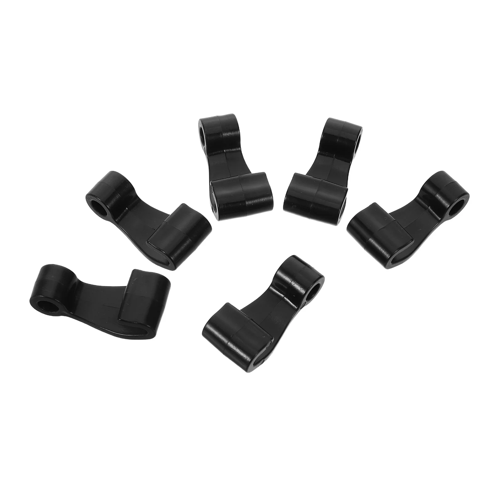 

6Pcs Kayak J Hooks Plastic Lashing Clips Wear-Resistant Fastening Hook for Canoe Paddle Board Outdoor Gear Kayak Accessories