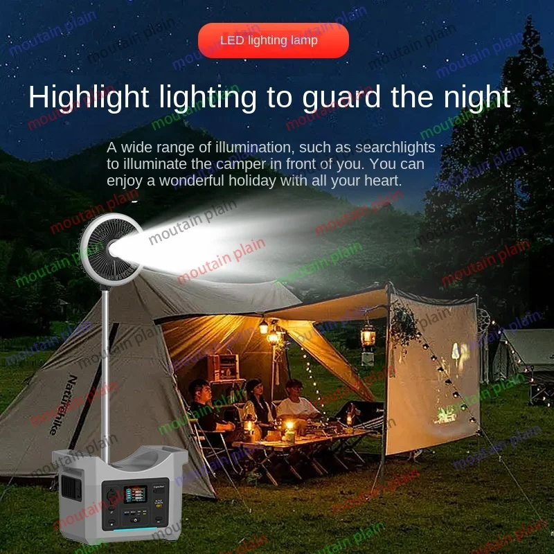 Outdoor Mobile Power 1200W Pure Sine Wave Portable Battery Emergency Camping Self-Driving Travel Large Capacity 220V