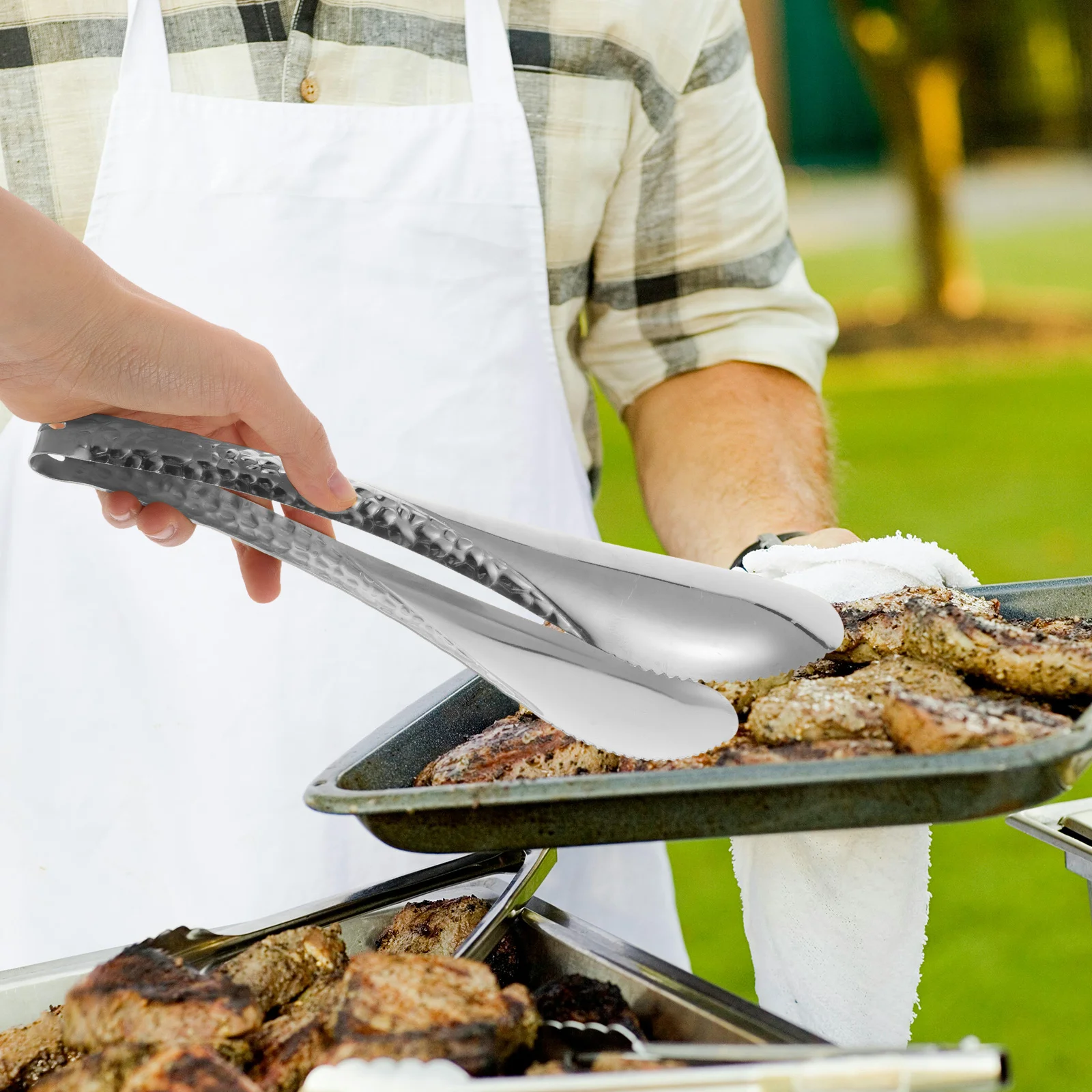 

Bbq Tongs Stainless Steel Food Clip for Steak Grilling Kitchen Utensil Barbecue Serving Metal Accessory Barbecue Grill Tong