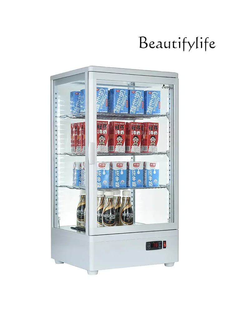 

Commercial Milk Heating Insulation Cabinet Cooked Food Baking Display Cabinet