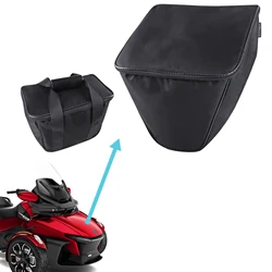 GoldFire Motorcycle Front Storage Cargo Bag for Can Am Spyder RT 2020+ Waterproof Luggage Removable Trunk with Backpack Straps