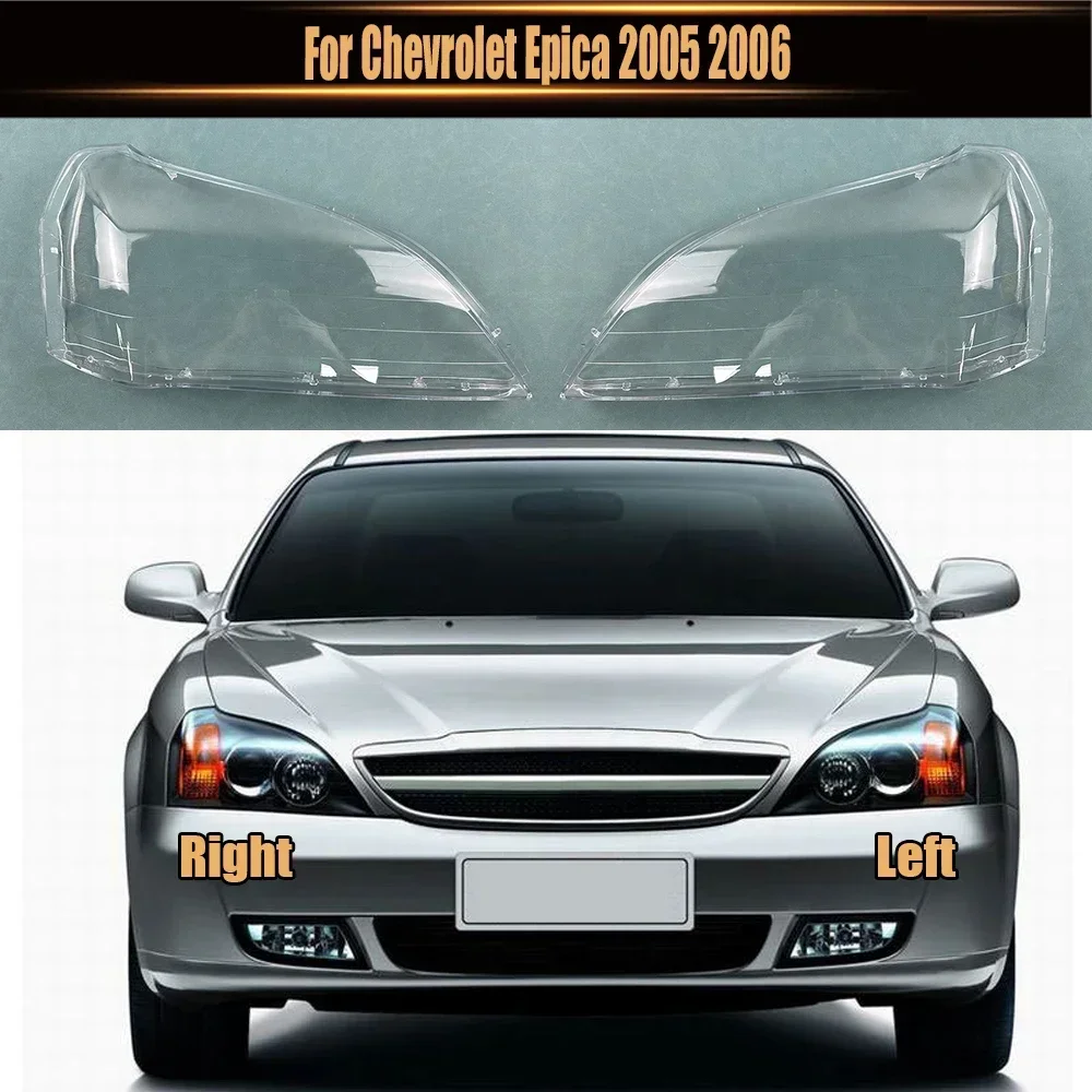 

For Chevrolet Epica 2005 2006 Headlamp Transparent Cover Headlight Shell Lampshade Case Plexiglass Replace Original Lens