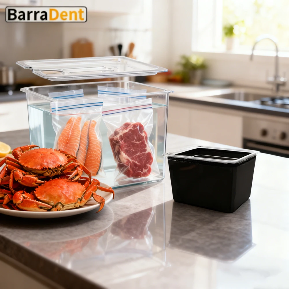 

Модернизированный погружной циркулятор SousVide, 11 л, прецизионный цифровой контроль температуры для стейка, быстрый нагрев для домашней кухни, приготовления пищи