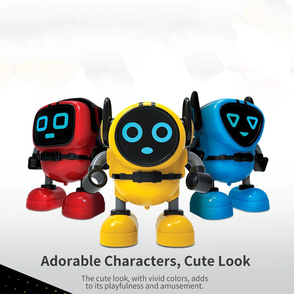 

Early Education Robot Game Toy Robot Gyro Pull Back Car in Wind Up Gyro Toy for Kids Boys Girls Gifts (Blue)
