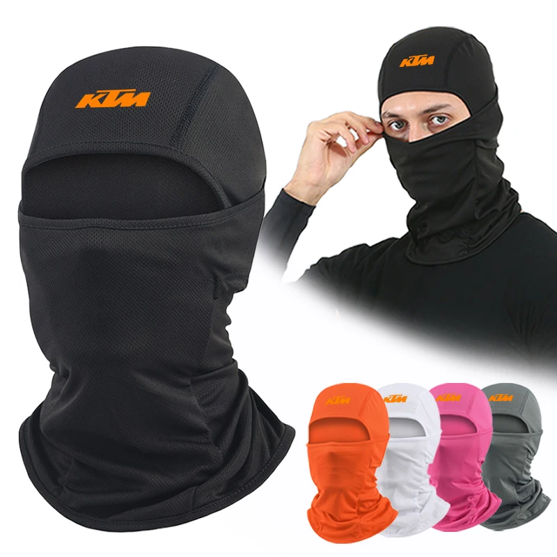 AliExpress KTM Duke Logo Balaclava Hat Full Face Mask Hiking Motorcycle Camping Hunting Airsoft Cap Bike Head Cover UNISEX Ski Mask Scarves