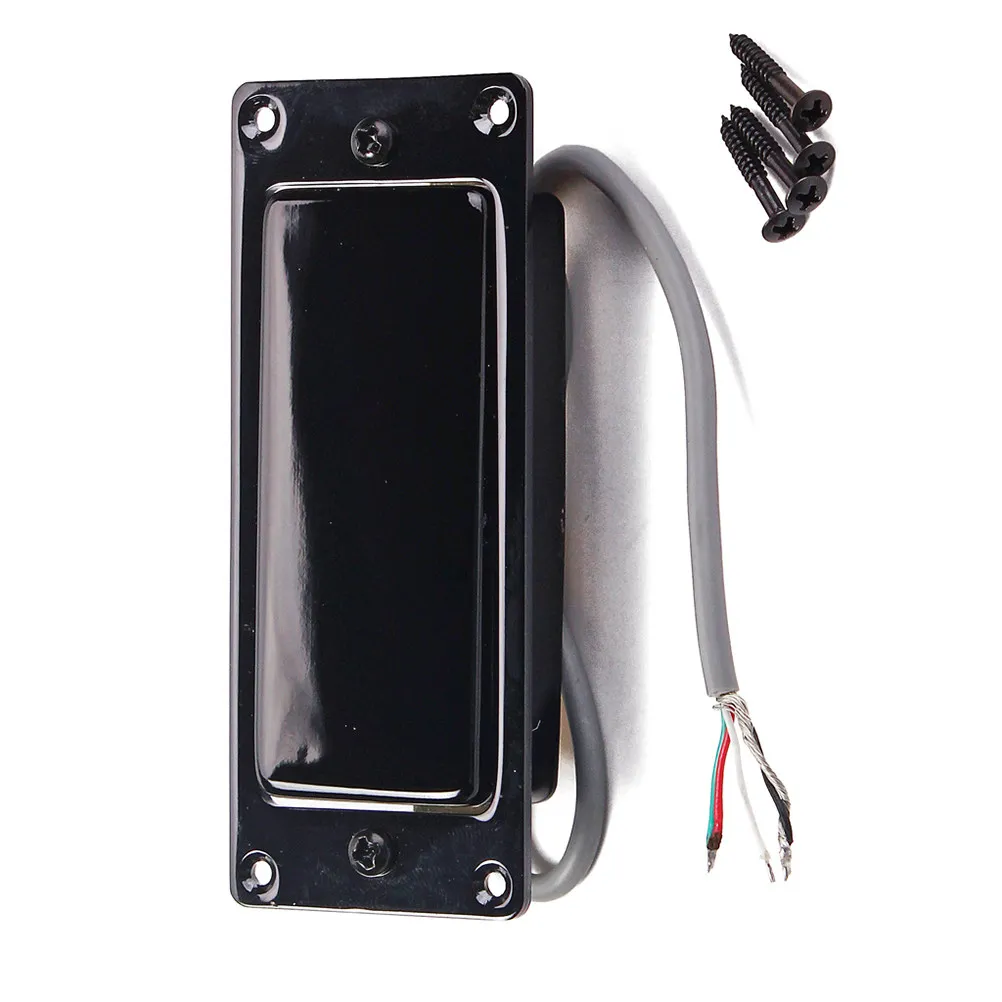 Mini Guitar Pickup Sealed Copper Shell Humbucker High Output Warm Tone 4 Conductor Cable Replacement - view 4