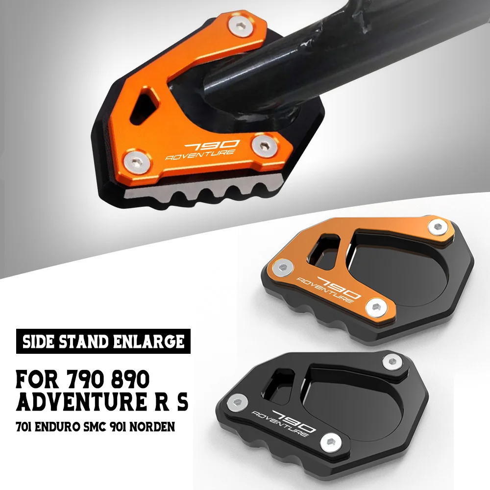 

Kickstand Pad Foot Side Stand Extension Plate For 790 890 ADVENTURE R S Husqvarna 701 700 Enduro SMC 901 Norden 2020-2023 2024