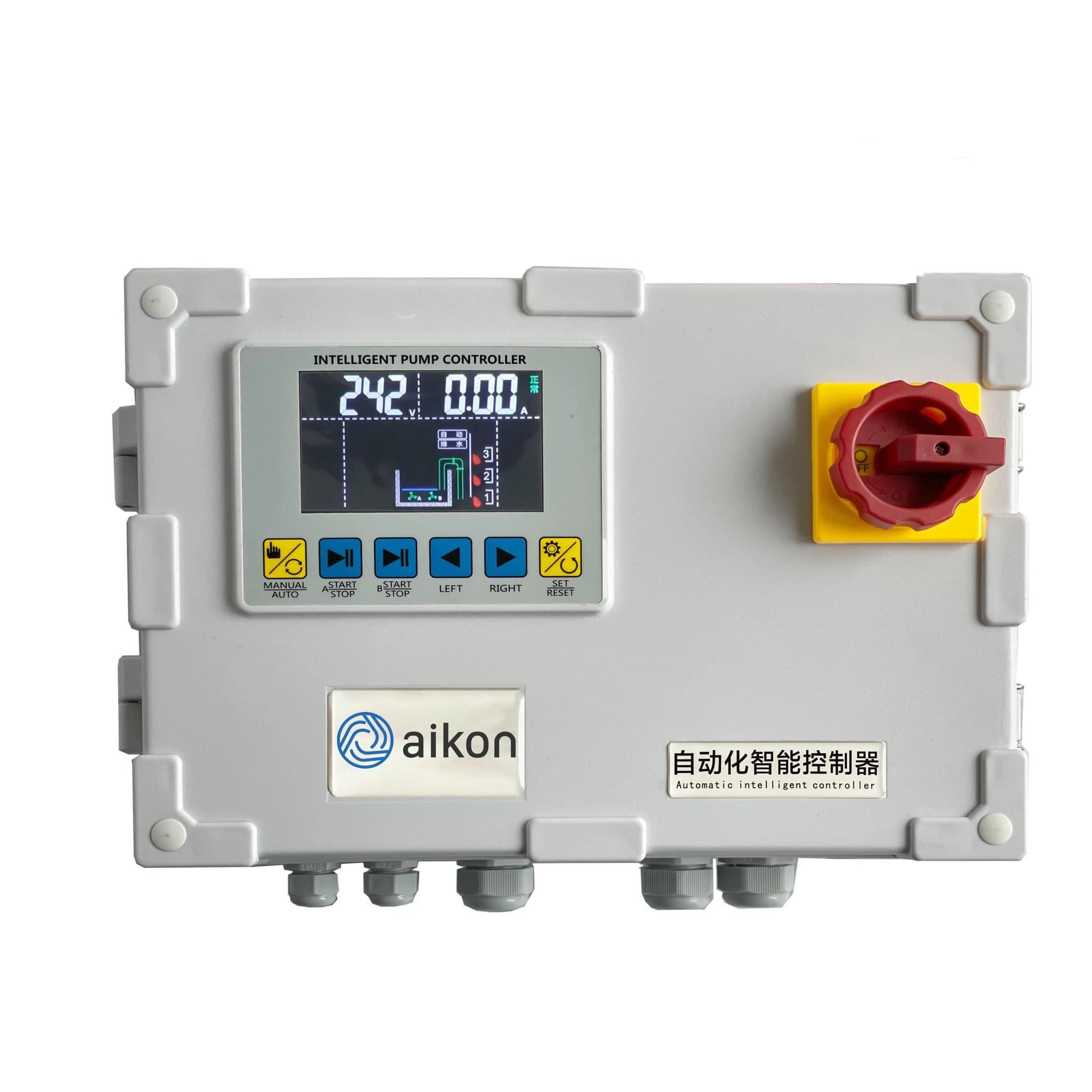 ISO Certification Automatic Sewage Water Pump Controller Water Level Control With 2 Years Warranty