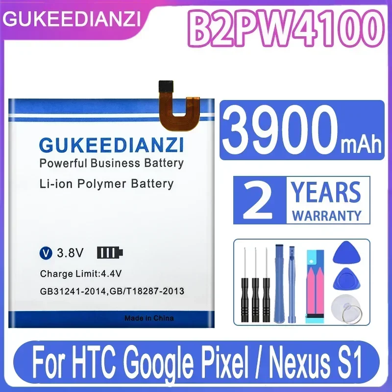 

Сменный аккумулятор GUKEEDIANZI B2PW4100 B2PW2100 4900/3900 мАч для HTC Google Pixel/для Nexus S1 M1 Batterij