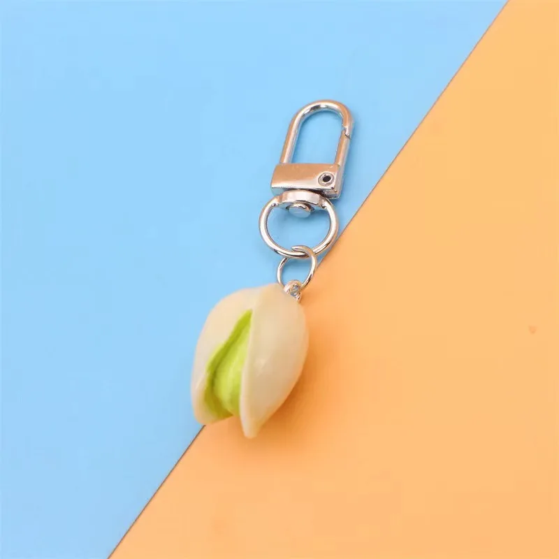 Pistachio keychain creative personality car pendant backpack key small accessory simulation food