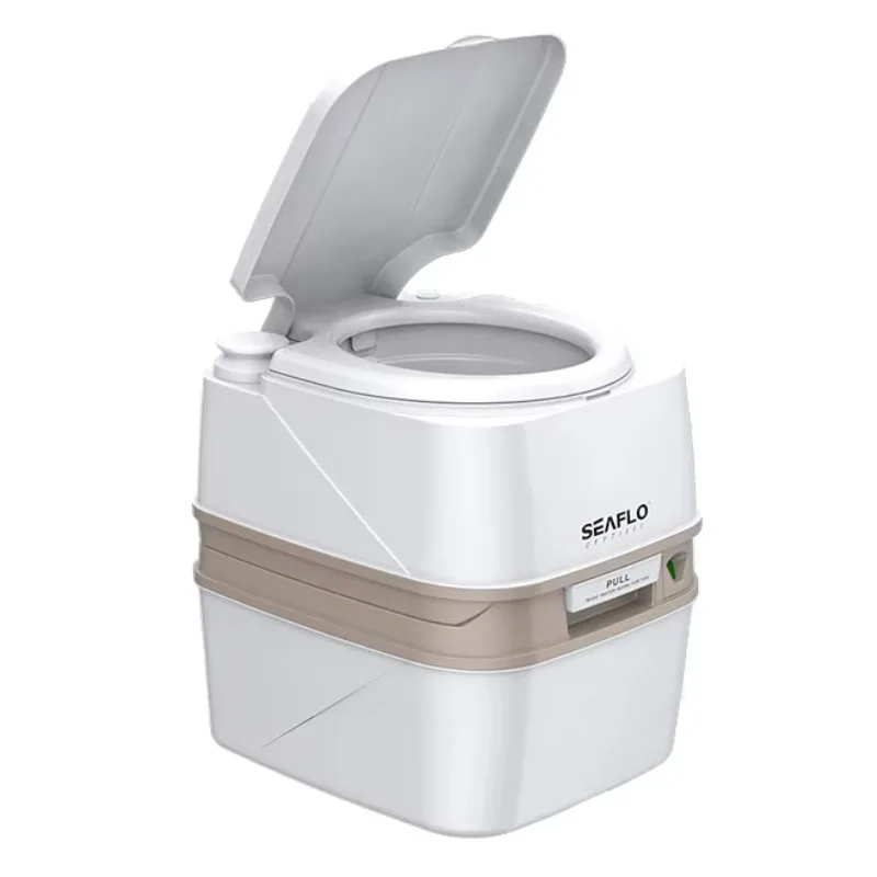 SEAFLO 18L Multifunctional Injection Mobile Movable Portable Toilet For Outdoor