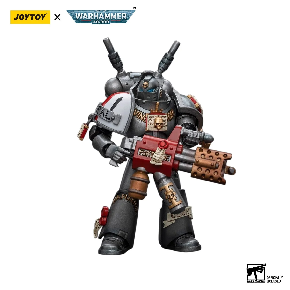 

Фигурка JOYTOY Warhammer 40000/40k Grey Knights Interceptor Squad Interceptor with Incinerator, модель, подарок, украшение