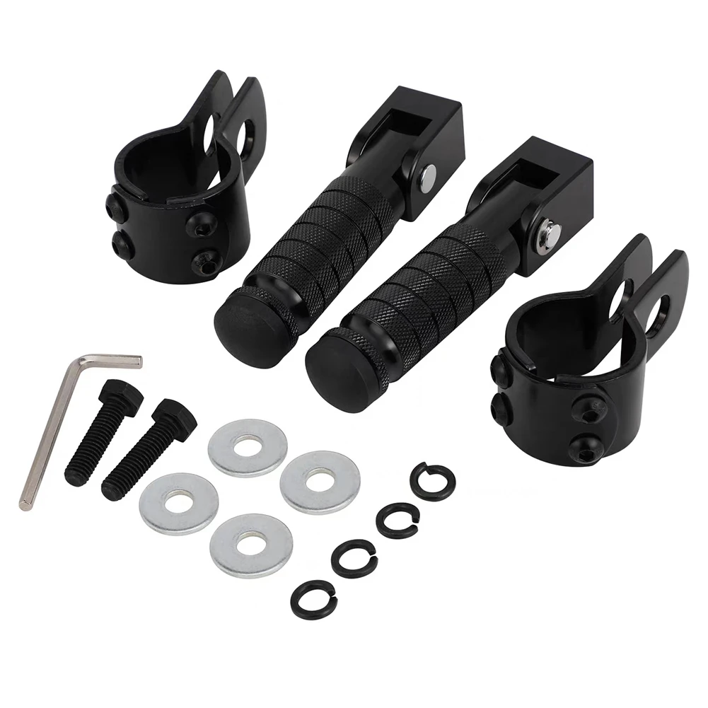 

Universal Foldable Motorcycle Pedals Folded For Kawasaki Honda Mopeds Scooters Bicycle Motorbike Footrest